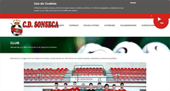 Desktop Screenshot of clubdeportivosonseca.com
